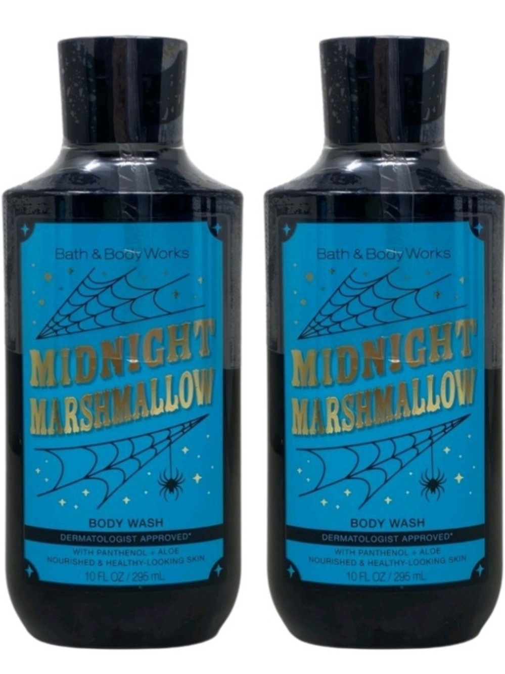 Bath & Body Works Midnight Marshmallow Blue & Black Body Wash